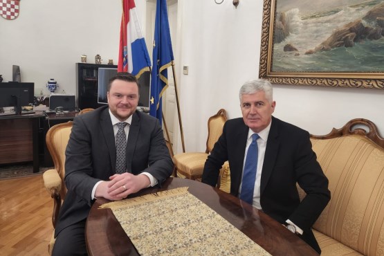 Zamjenik predsjedavajućeg Doma naroda PSBiH dr. Dragan Čović u Zagrebu razgovarao s ministrom finansija u Vladi Republike Hrvatske